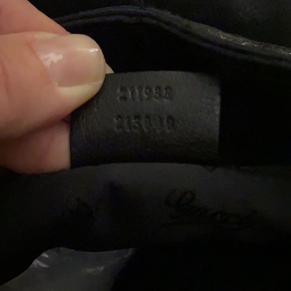 Vintage! Black Guccissima Leather hobo handbag - Picture 6 of 7